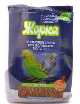 Корм Жорка Lux Экстра для волнистых попугаев, пакет