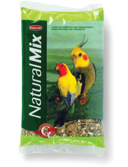 Корм Padovan Naturalmix Parrocchetti для средних попугаев