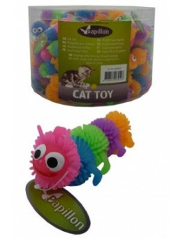 Игрушка Papillon Caterpillar для кошек "Гусеница", латекс, 6.5 см
