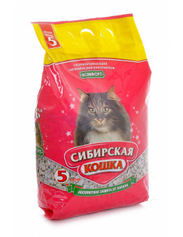 Сибирская кошка Впитывающий наполнитель "Комфорт"